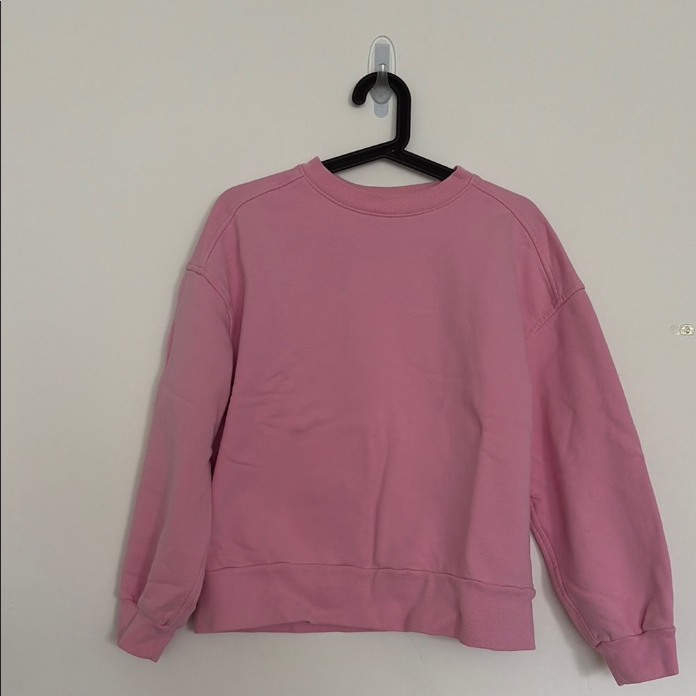 Everlane Pink Crewneck Sweatshirt